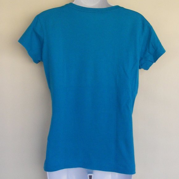 HARD ROCK CAFE New Orleans Tshirt, Ladies M, Bright Blue, SS - Picture 7 of 8